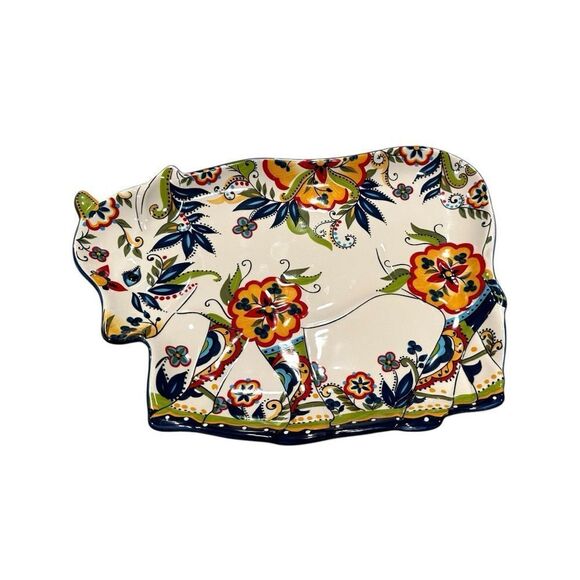 Espana Bocca Lifetstyles Cow Bull serving Plate - Picture 2 of 11